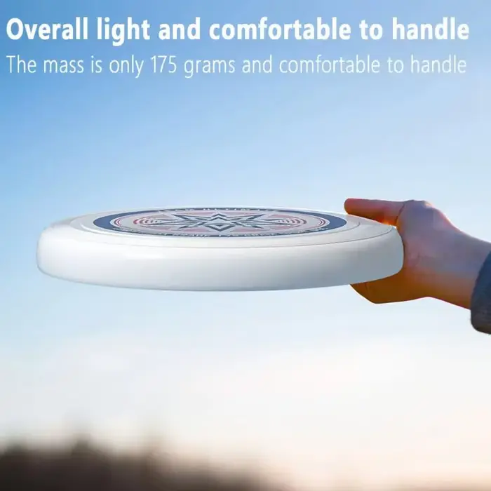 Disque volant professionnel gris clair pour extérieur jeu de disques volants extrêmes pour compétition occasionnellement cadeau pour passionnés de plein air