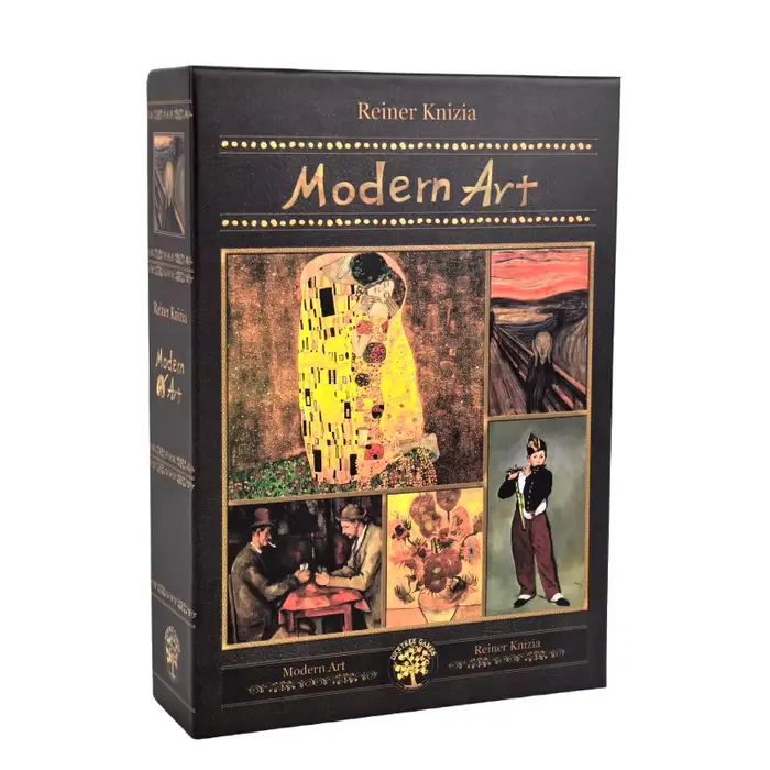 Édition de luxe d'art moderne |   Jeu de société aux enchères gagnantes |   Nuit de jeu de groupe am