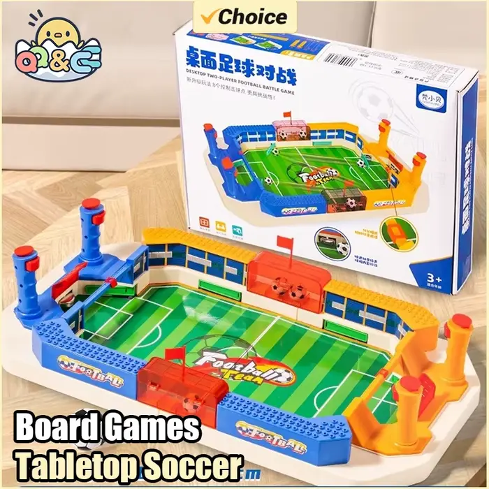 Jouet éducatif de football de table en miniature interactif pour familles et amis, améliore la stratégie et la coopération chez les enfants, idéal pour les parties de jeux en plein air et à la maison, cadeau parfait pour les occasions spéciales