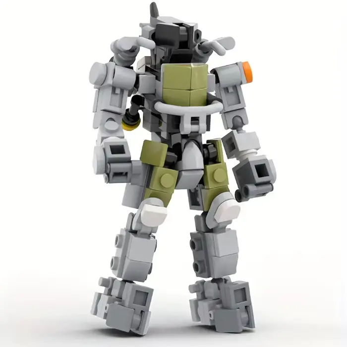 Kit de construction de Robot MOC, armure, figurine d'action, modèle de construction, jouet à collect