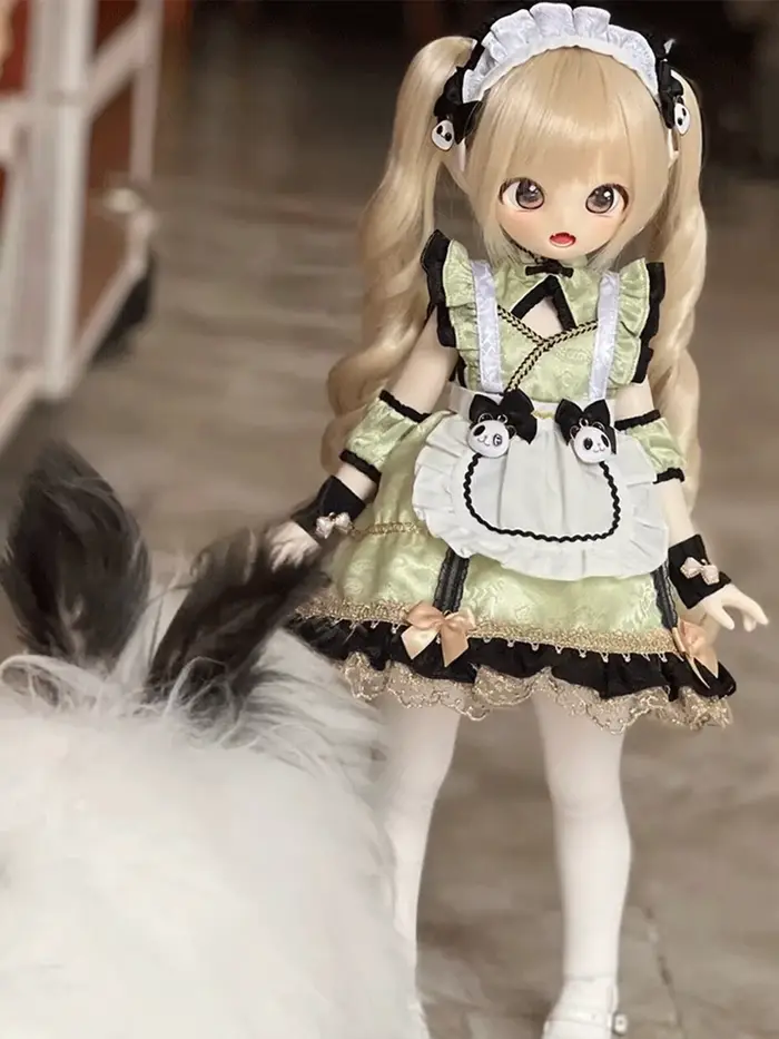 Figurine d'action Sd bjd, vampire miaou Ji lapin corps ours en option type humain maquillage conduit