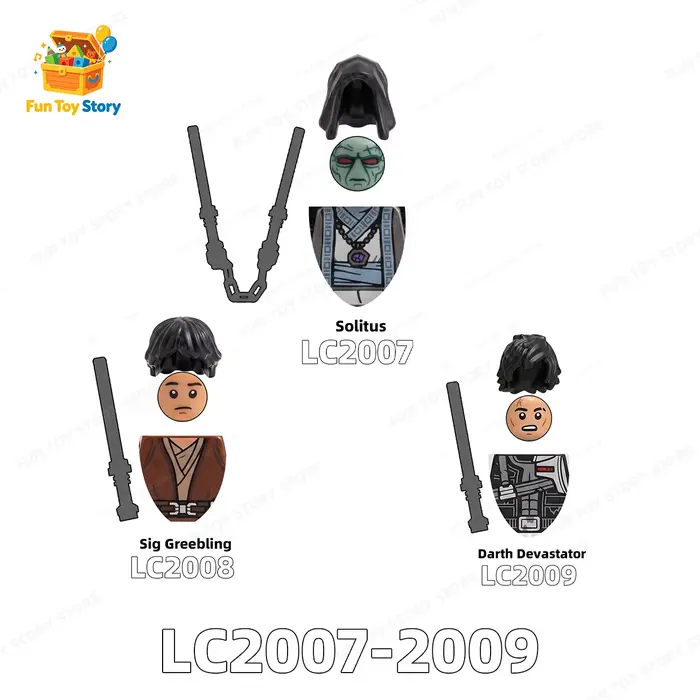 Blocs de construction à assembler Série Planet's Battle LC2007-2009 pour fans de films et séries télévisées occasion spéciale