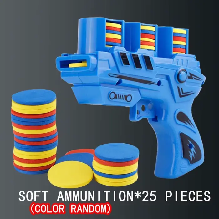 Enfants soucoupe volante pistolets carotte disque volant lanceur jouet pistolet radis pistolet sécur
