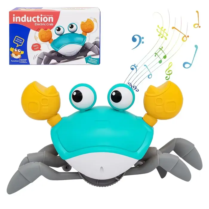 Jouet de courir de crabe dansant pour bébés, crabes d'évasion interactives rampantes, cadeau d'anniv