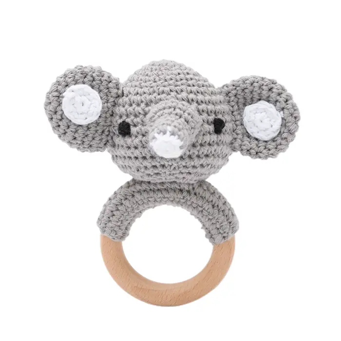 Jouets pour bébé Crochet Animal hochet dessin animé musique hochet jouets pour bébé Kawaii anneau de
