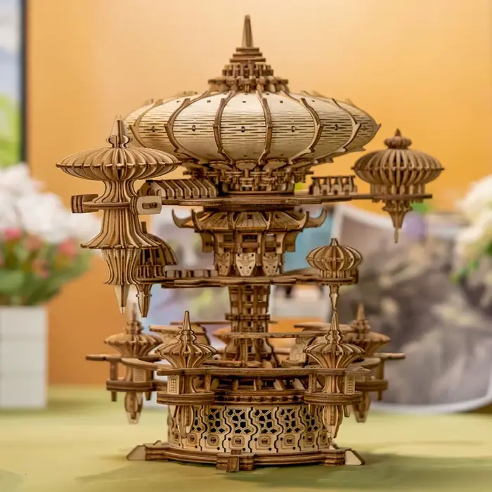 Bricolage 3D Puzzle en bois château dans