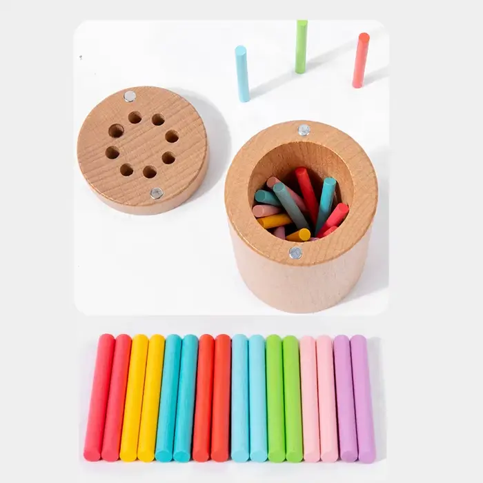Jouets en bois Montessori, tri des couleurs, jouets à motricité Fine, jouets sensoriels assortis, Pu