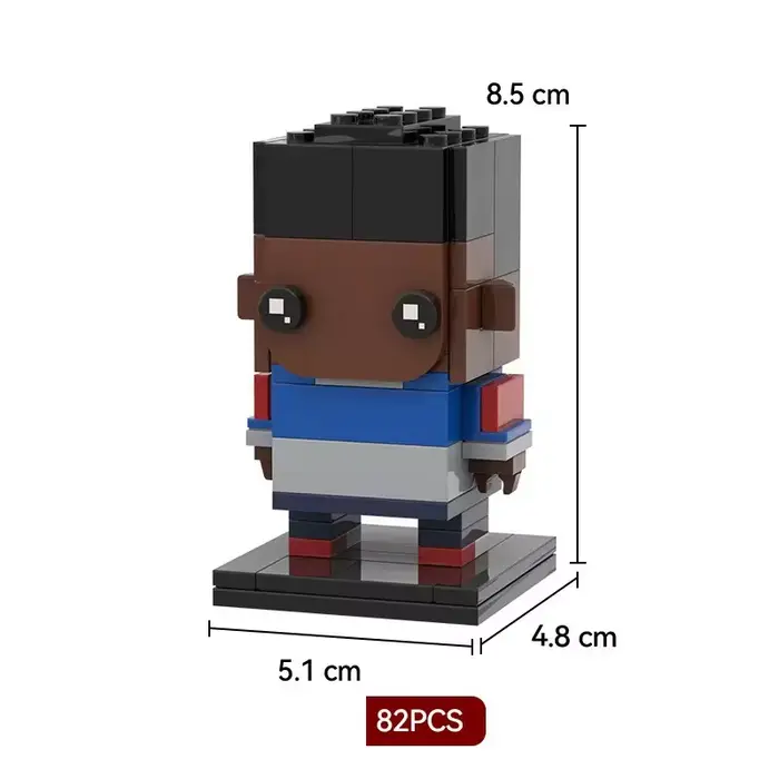 Tête de brique Z modèle jouet de construction bureau jouet créatif ornement blocs de construction en