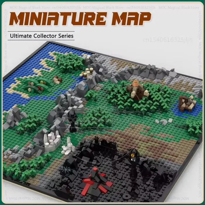 UCS – carte Miniature de la terre du milieu