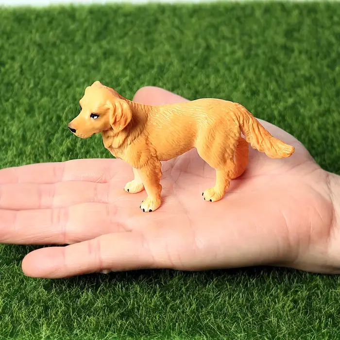Figurines d'animaux réalistes pour chien, jouets pour Retriever, cheptel des contribuables, Saint Be