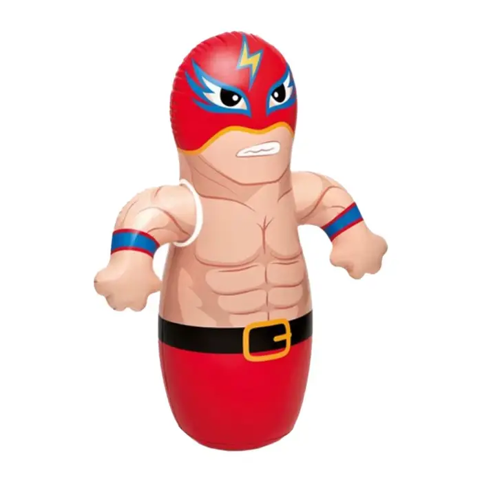 Sac de frappe gonflable sur pied, jouet de boxe pour enfants, jeu de combat gonflable pour garçons e