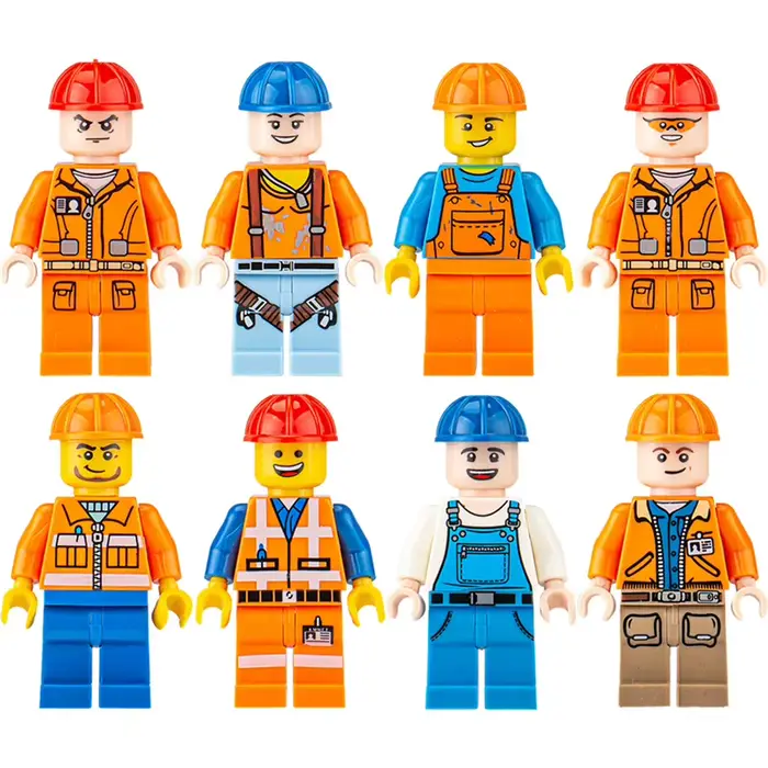 Jouet de construction en blocs pour ingénieur en construction urbaine