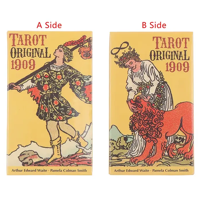 Tarot original 1909 cartes de jeu de société Rider Waite Smith, 1909 cartes de jeu