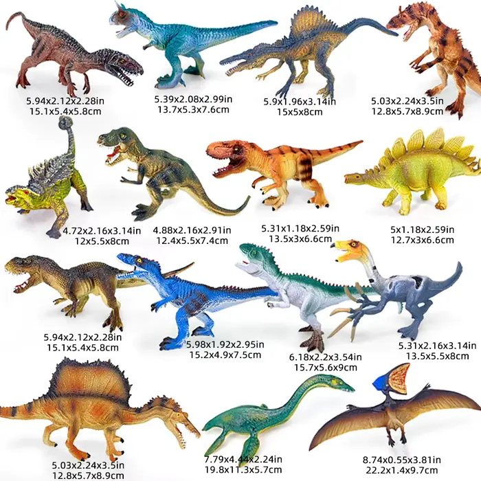 Figurines de dinosaure jurassique en plastique écologique pour enfants et adultes, décoration intérieure, cadeaux d'anniversaire et de Noël, occasion spéciale
