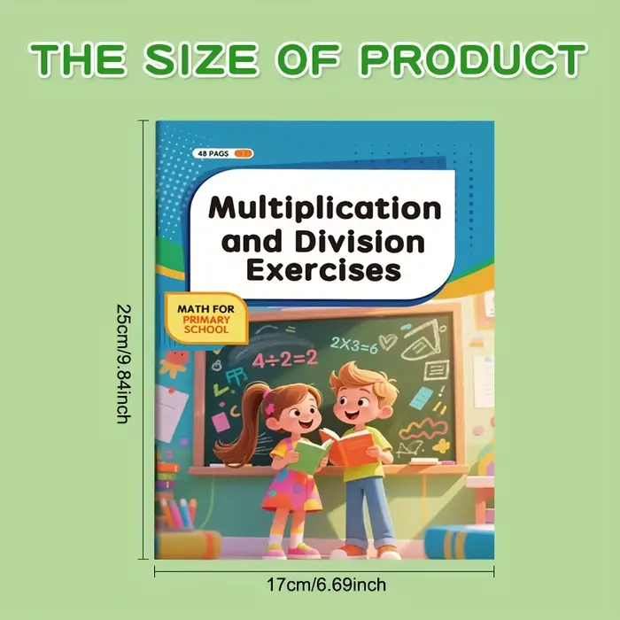 Cahier de travail sur la table de multiplication pour enfants