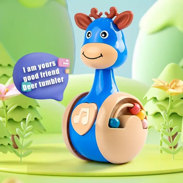 Jouets Tumbler Wobbler pour bébé garçon et fille – Parfaits pour apprendre à escalar et à l'éducatio
