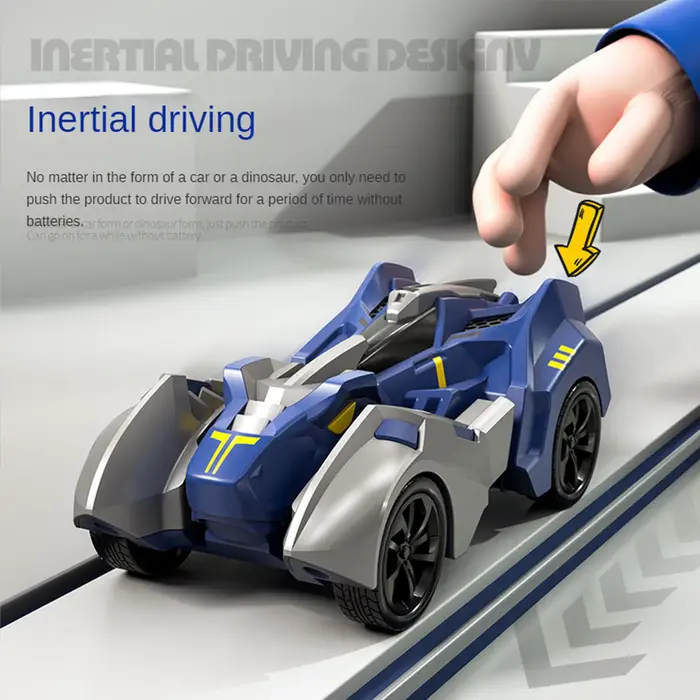 Voiture dinosaure transformée 2 en 1 : transformations automatiques pour le plaisir des enfants!