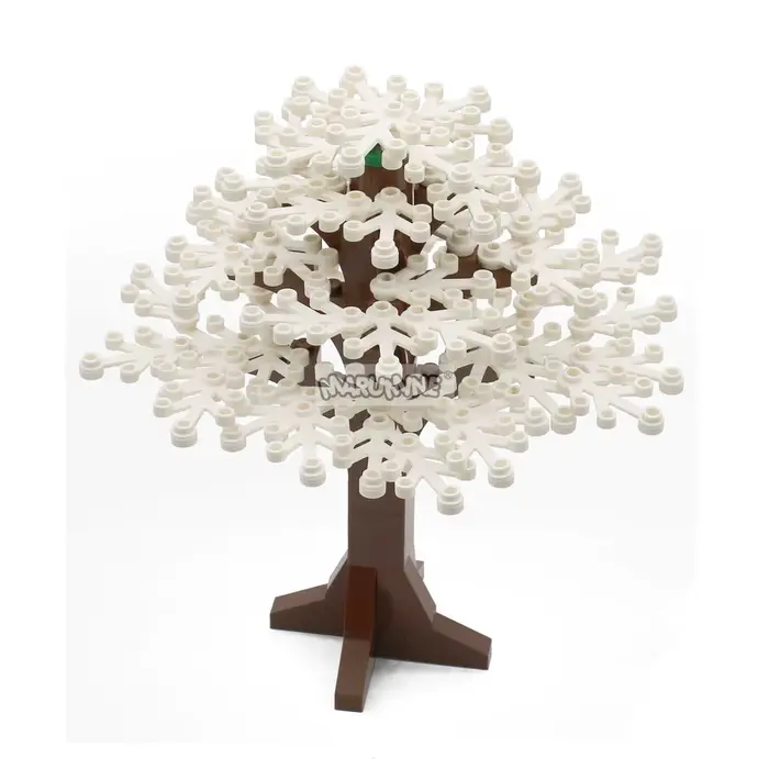 MARUMINE 90 pièces Ensembles de briques de construction en forme d'arbres Blocs MOC Plantes Naturell