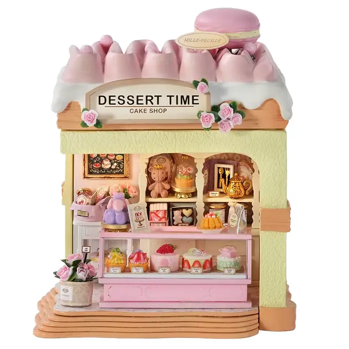 Kit de maison miniature en bois 3D DIY