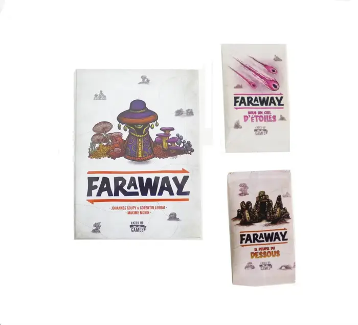 Jeu de société Faraway Extension People from Belom amusant pour les fêtes stratégique entre amis jeu de cartes occasions spéciales