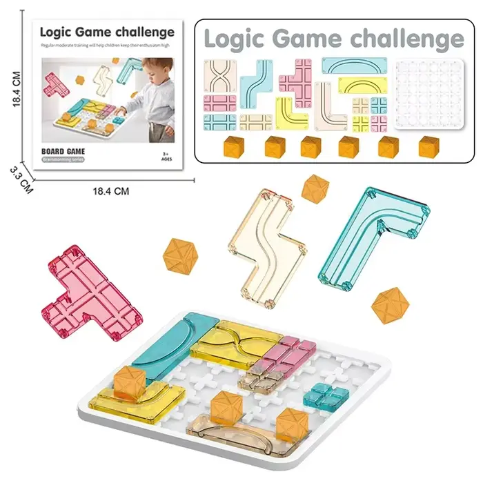 Jeux de société d'entraînement à la pensée logique pour enfants, cubes de puzzle interactifs parent-