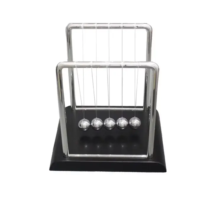 Berceau de Newton, Pendule de Physique, Jouet Éducatif pour Enfants, Jouets en Métal avec Balle d'Éq