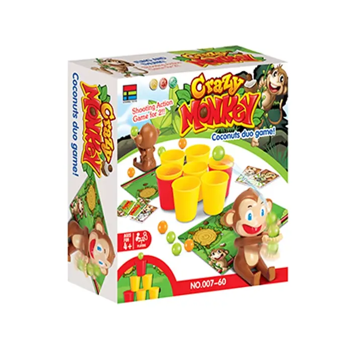 Jeux de société de fête de singe fou, jouets de compétition pour deux personnes, jeux de Table, dess
