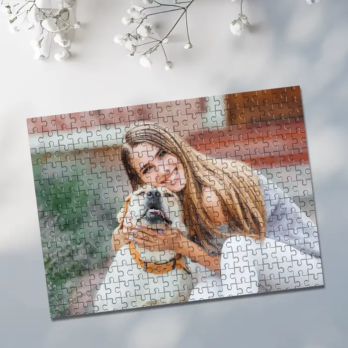35/300/500/1000 pièces Puzzle photo personnalisé avec selfie, jouet DIY, décoration, objet de collection, cadeau de développement personnel, Noël