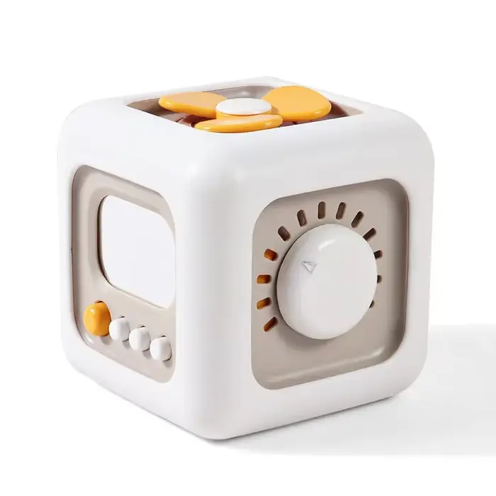 Jouet pour bébé 6 en 1, Cube occupé multifonctionnel, Cube d'activité Montessori, compétence de prat