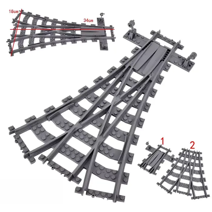 Trains urbains, Points gauche et droit, interrupteur Flexible, voies de croisement ferroviaire, Rail